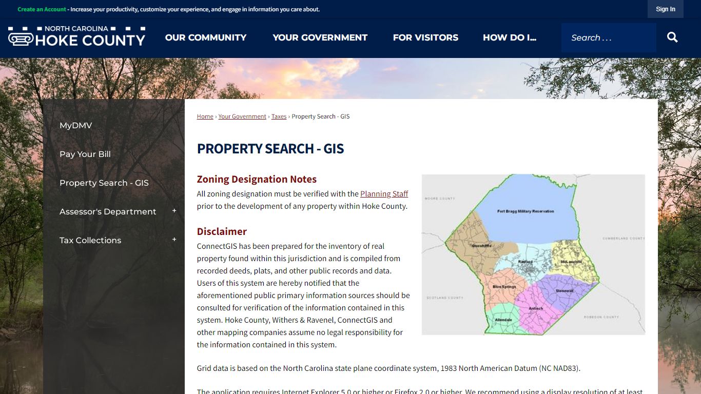 Property Search - GIS | Hoke County, NC - Official Website
